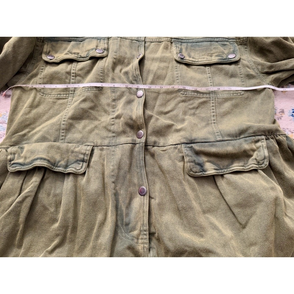 We The Free Utility Jacket Sz XS Oversized Army Anorak Hobo Boho Rugged - Picture 9 of 10